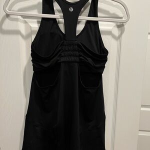 Lululemon Black Athletic Tank Top